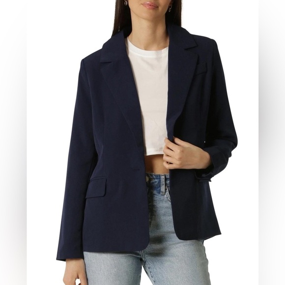 Bagatelle Collection Core Navy Blazer Size Large - Picture 2 of 12